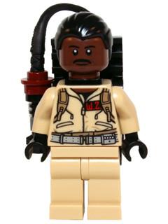LEGO Minifigure-Dr. Winston Zeddemore - with Proton Pack-LEGO Ideas (CUUSOO) / Ghostbusters-GB004-Creative Brick Builders